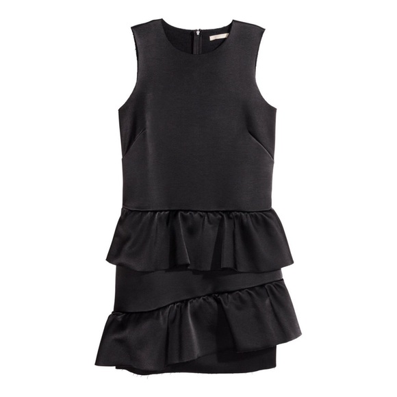 H&M | Dresses | Hm Ruffle Black Dress | Poshmark H&M | Dresses | Hm Ruffle Black Dress | Poshmark
